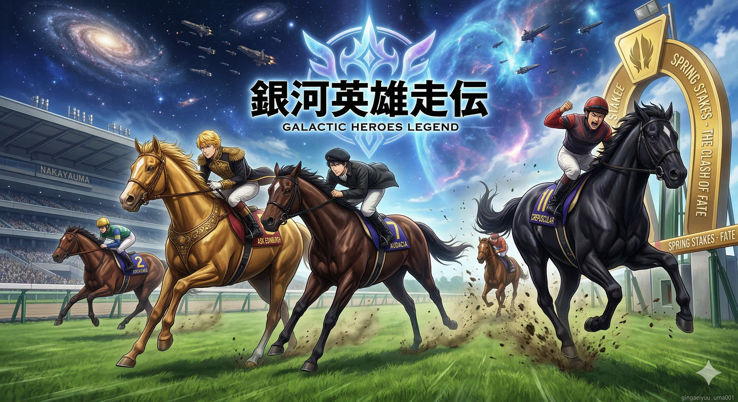 中山の直線：宿命の激突