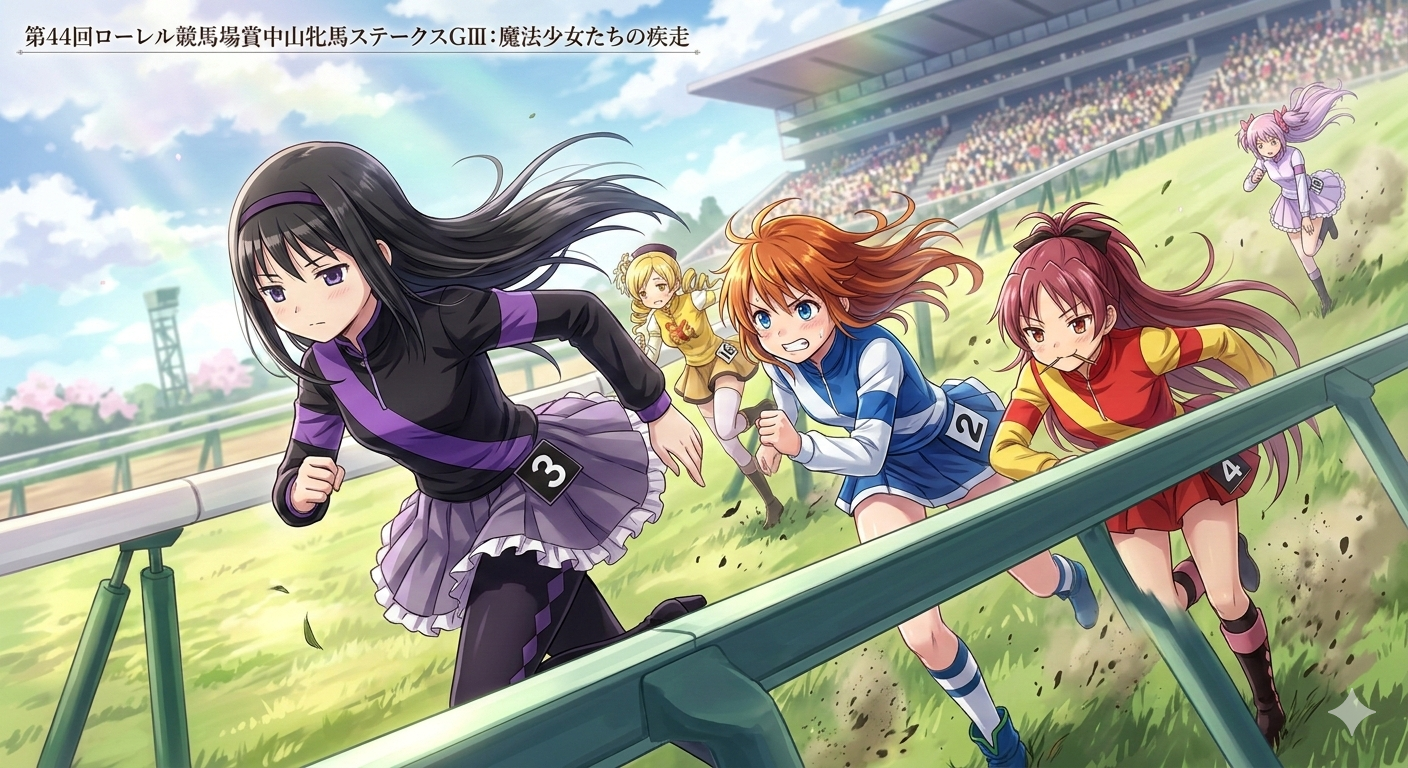 中山牝馬ステークス激闘の様子