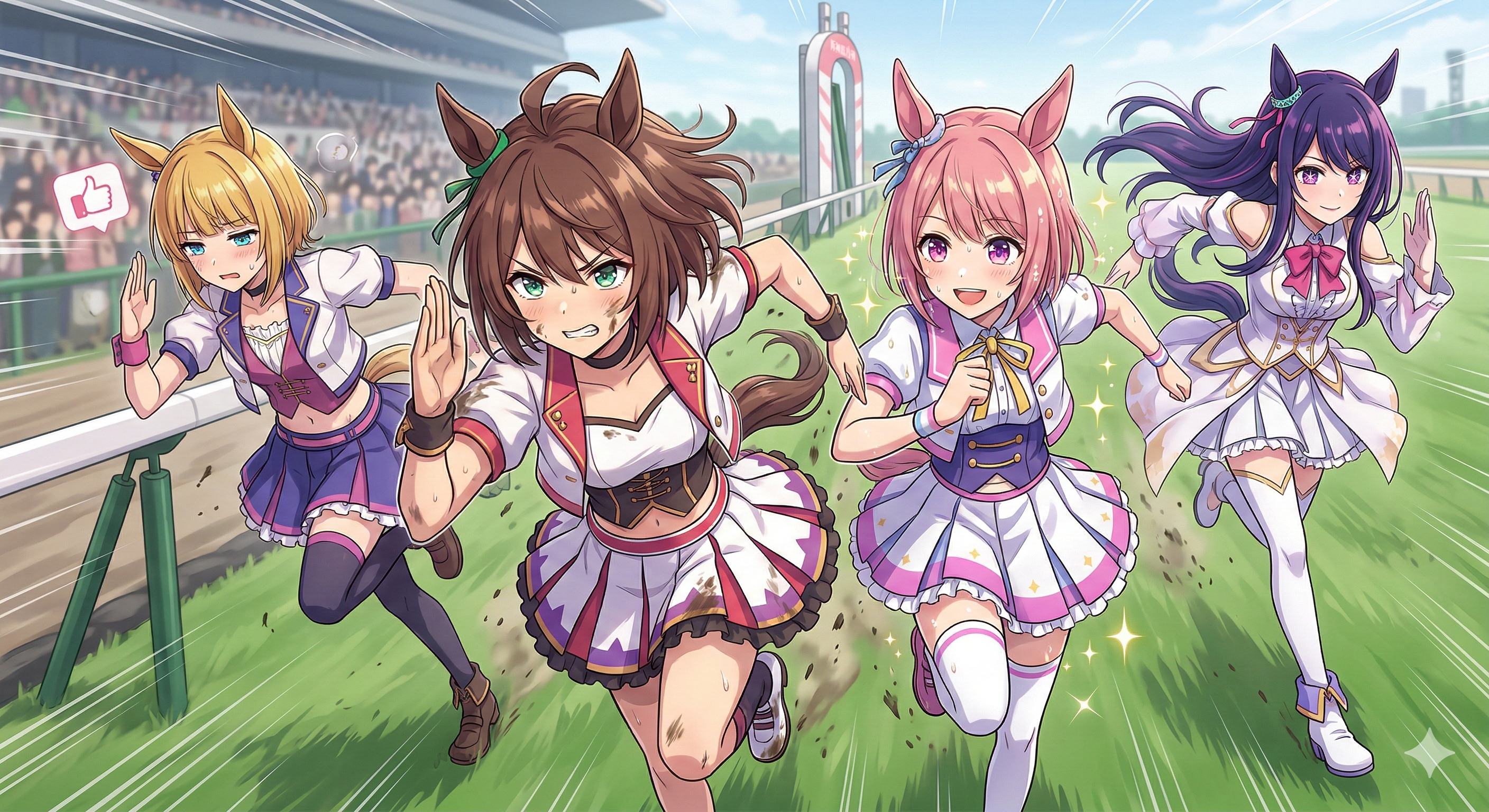 劇的な第4コーナーの攻防